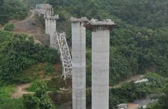 At least 26 dead and many trapped after railway bridge collapses while under construction in India | The Sun