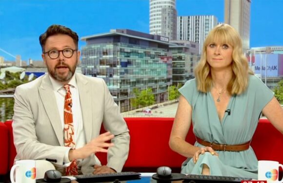 BBC Breakfast Jon red-faced as Rachel says shed love him to strip off for her