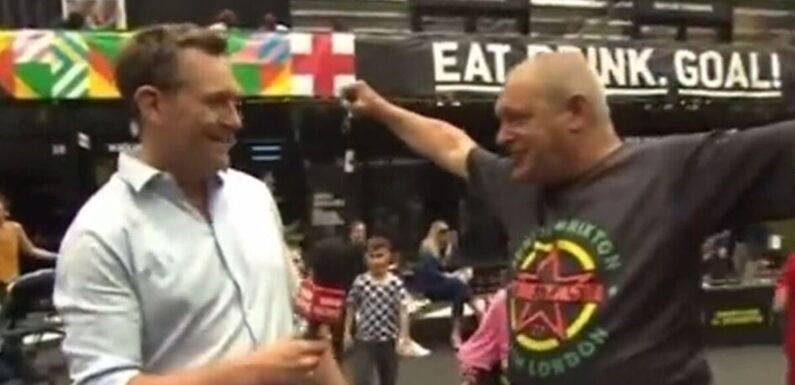 BBC News reporter forced to apologise over World Cup fans vile Tories chant