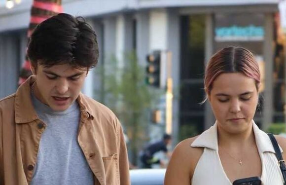 Bailee Madison & Blake Richardson Share a Kiss at Lunch After ‘Eras Tour’ Days Before