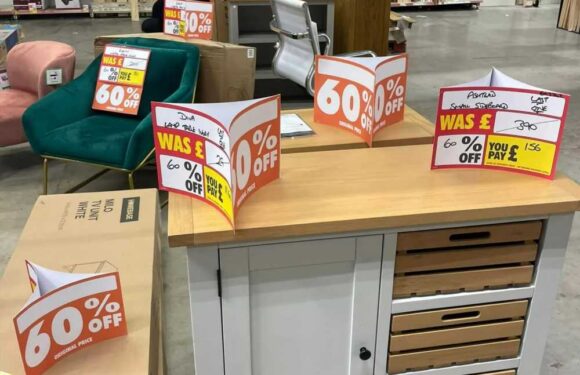 Bargain hunters flock to Homebase to check out the epic sale – there's 60% off loads of items with furniture going cheap | The Sun