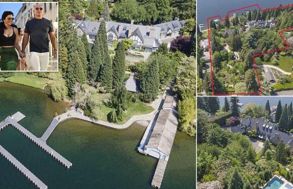 Billionaire Jeff Bezos's enormous lakefront estate in Seattle, WA