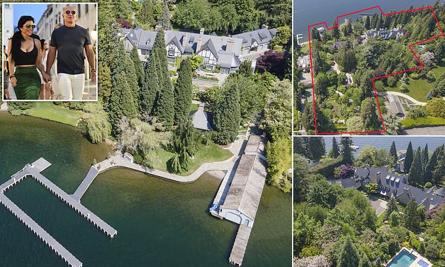 Billionaire Jeff Bezos's enormous lakefront estate in Seattle, WA