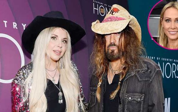 Billy Ray Cyrus Makes Red Carpet Debut With Fiancee Firerose