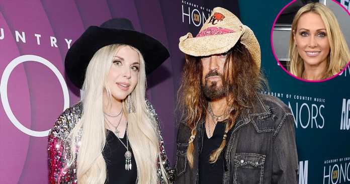 Billy Ray Cyrus Makes Red Carpet Debut With Fiancee Firerose