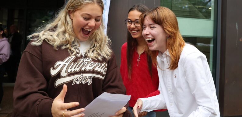 Bright pupils who overcame personal struggle celebrate A-level results