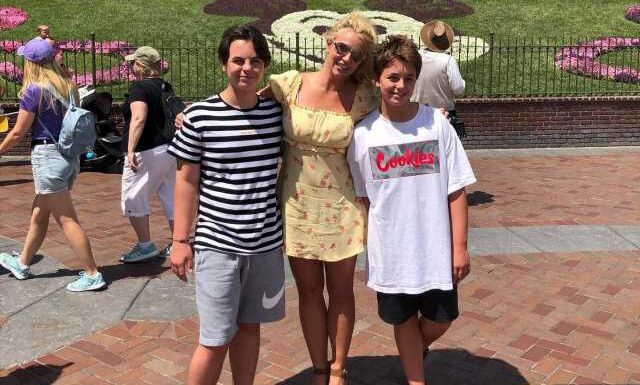 Britney Spears Has Talked to Her Teenage Sons