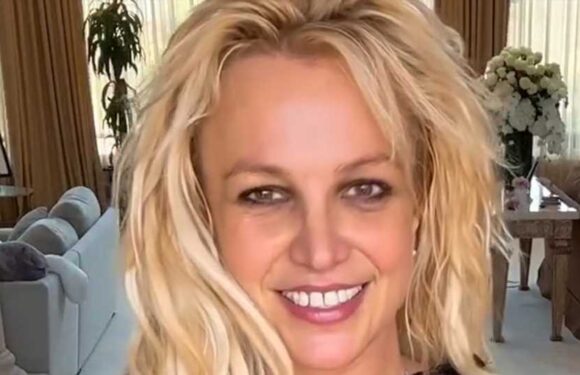 Britney Spears goes nearly naked as she spins around in sexy red lingerie for concerning new video amid nasty divorce | The Sun