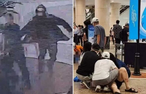 Car ramming and stabbing attack leaves one dead & 16 hurt in shopping centre as knifeman goes on rampage in South Korea | The Sun