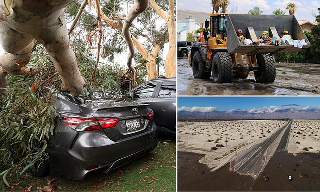 Cathedral City in chaos: Incredible photos show rescue mission