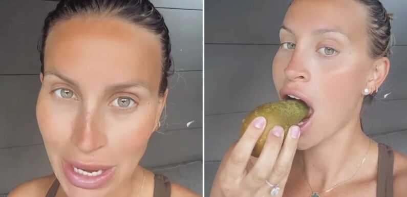 Celeb foodie Ferne McCann says we've been eating pears all wrong for years – & shared the right way it should be done | The Sun