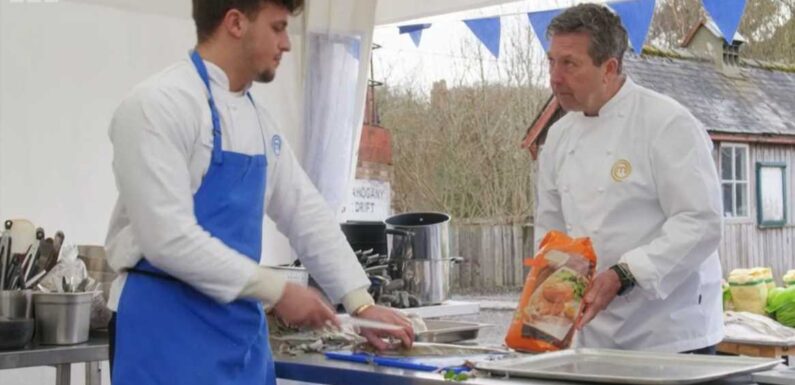 Celebrity MasterChef’s John Torode forced to step in as team teeter on 'collapse’ as fans rage 'it's absolute carnage!' | The Sun