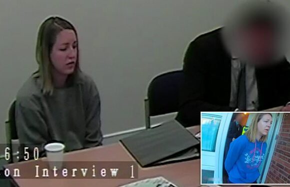 Chilling moment Lucy Letby maintains innocence in police interview