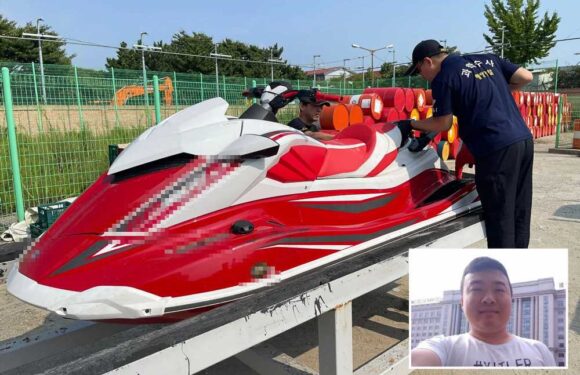 Chinese dissident flees to South Korea on JET SKI riding 250 miles across open sea with just binoculars and a compass | The Sun
