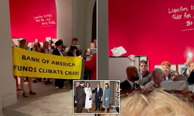 Climate change campaigners SHUT DOWN Paul McCartney exhibition