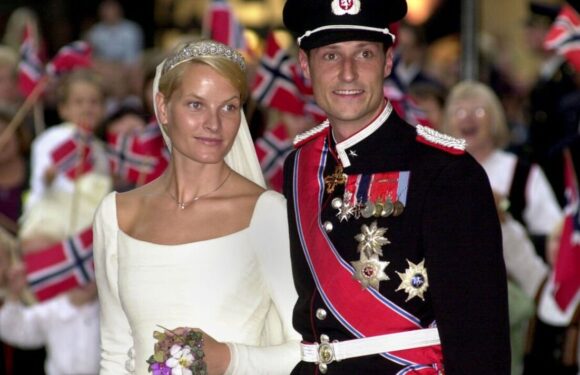 Crown Princess Mette-Marit was a controversial bride but wore understated dress