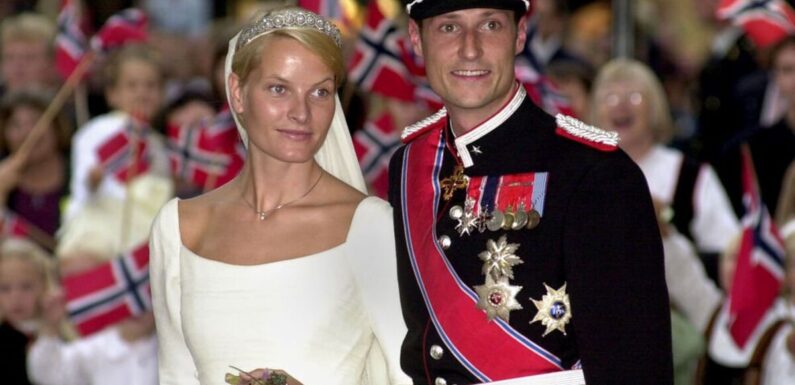 Crown Princess Mette-Marit was a controversial bride but wore understated dress