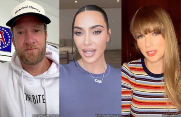 Dave Portnoy Says Kim Kardashian Should Be Dragged to Jail If She Attends Taylor Swifts Eras Show