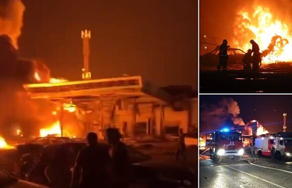 Dozens killed in Russian petrol station inferno