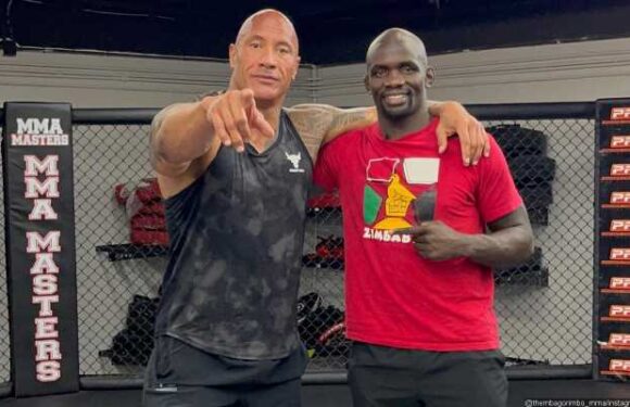 Dwayne Johnson Gets UFC Fighter Themba Gorimbo Emotional With Surprise Gift of a New Home
