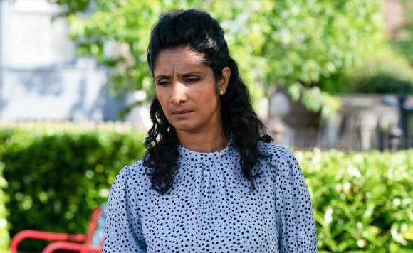 EastEnders fans work out Suki Panesar pregnancy twist as Eve offers support