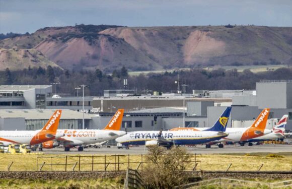 Edinburgh Airport flight chaos sees planes forced to divert as runway 'CLOSED' | The Sun