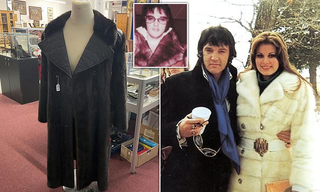 Elvis Presley's custom-made mink coat sells for £128,000