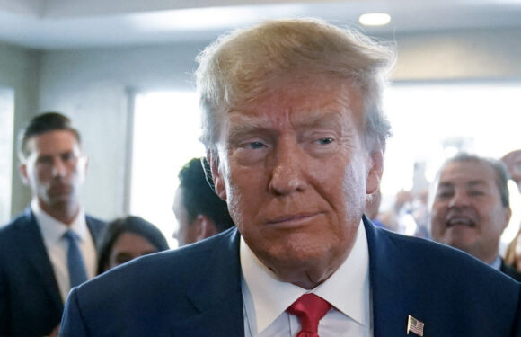 Escorted to court, fingerprinted and booked: Donald Trump’s date with destiny