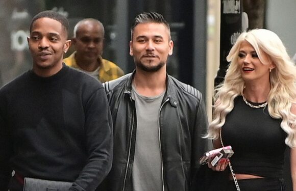 Ex-EastEnders stars Danielle Harold, Ricky Norwood and Khali Best enjoy mini reunion