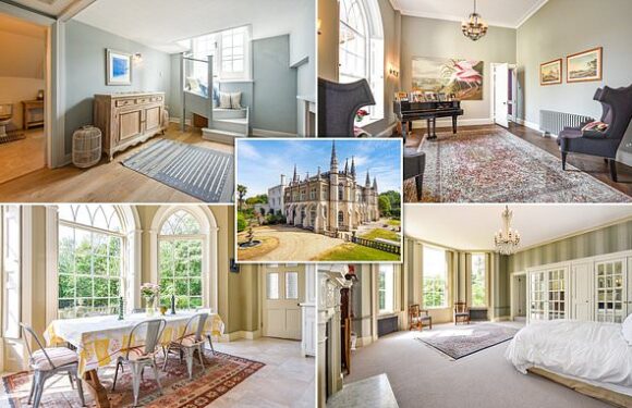 Fit for royalty! Grand gothic home goes on the market for £3million