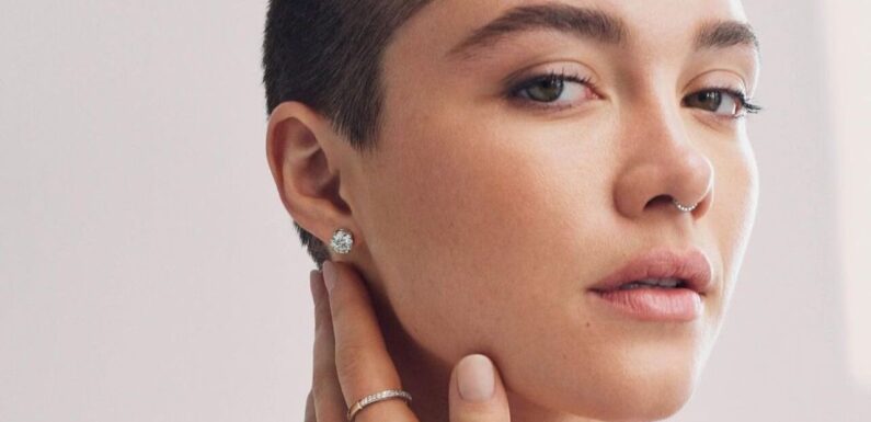 Florence Pugh Sports Buzz Cut in Tiffany and Co. Campaign, Says ‘Thank You for Allowing Me to Be Me’