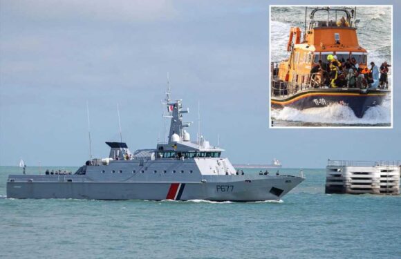 French warship was escorting an overloaded small boat across the Channel when it sank killing six migrants | The Sun