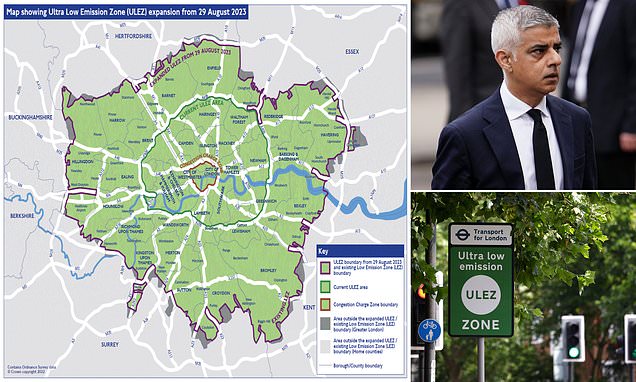 Fury as Sadiq Khan tries to quell ULEZ anger with more scrappage cash
