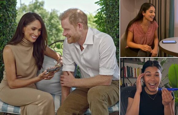 Harry and Meghan put on a united front during surprise calls