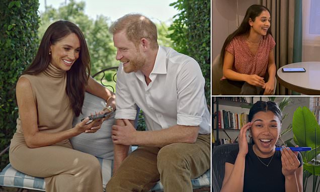 Harry and Meghan put on a united front during surprise calls