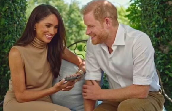 Harry appears ‘submissive’ as he and Meghan ‘project happiness’, expert says