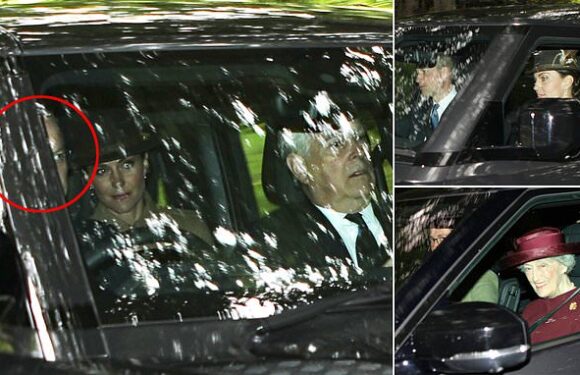 Has Andrew come in from the cold? William drives the duke to church