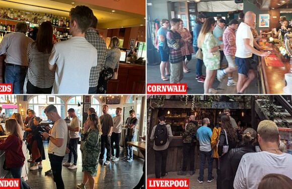 Hilarious social media trend slams punters lining up for pints