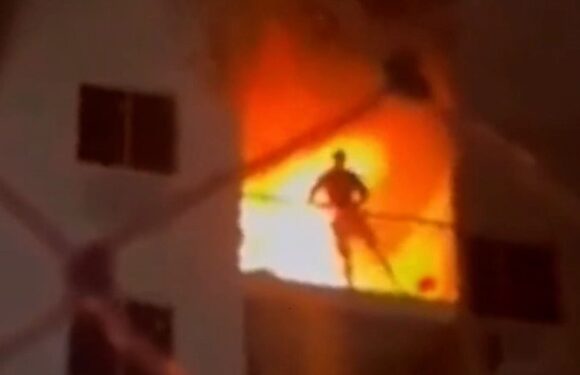 Horror vid shows last moments of hero bodybuilder who saved family & dog from flat fire as he realises he can't escape | The Sun