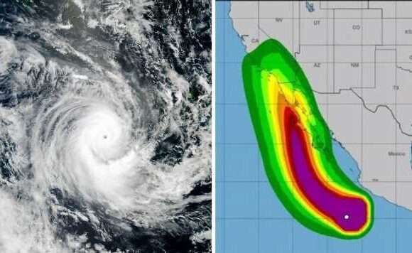 Hurricane Hilary – California towns set to be hit by flash flooding mapped