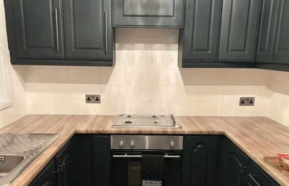 I couldn’t afford to transform my kitchen so did it myself in 48 hours using YouTube – it only cost £80 | The Sun