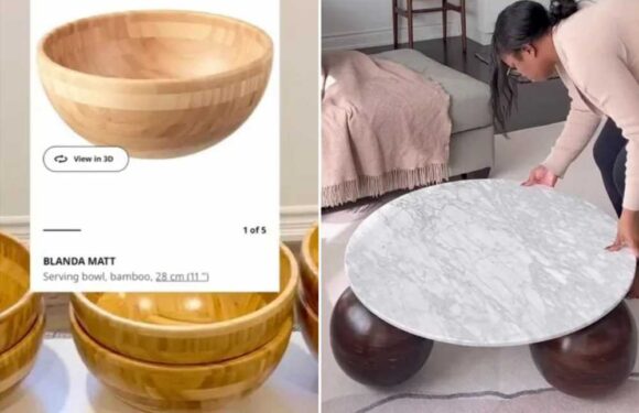 I made the chicest coffee table using cheap salad bowls – people are always stunned when I tell them it’s not designer | The Sun