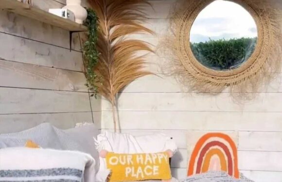 I transformed a grotty bit of my garden into a cosy outdoor cinema using bargain buys from Wickes – here’s how | The Sun