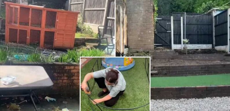 I transformed my neglected garden using bargain buys from B&M and Home Bargains – people are stunned it’s the same space | The Sun