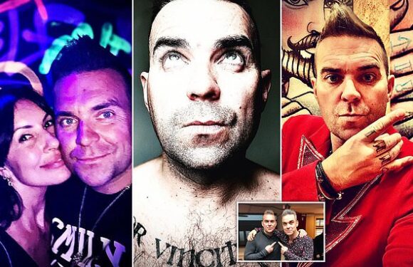 I'm Robbie Williams' doppelganger and I married his backing dancer