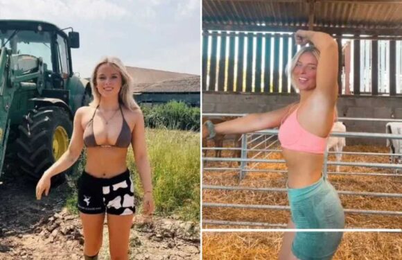 I’m a dairy farmer and drive my tractor in a bikini and wellies – but it’s not my look that gets everyone talking | The Sun