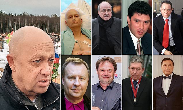 Is Prigozhin Putin's latest victim? warlord joins list of dead figures