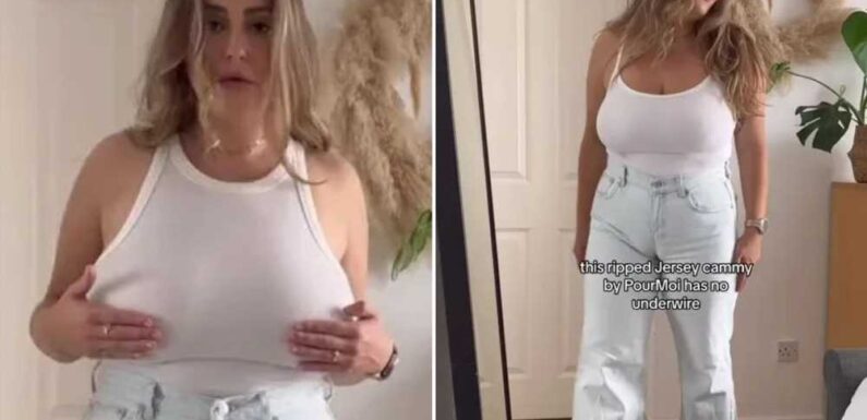 I've got heavy 32J boobs and never thought I'd be able to go braless in a cami – then I found a £22 solution | The Sun