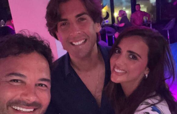 James Argent looks incredible after 13st weight loss as he poses with former Towie co-star Lucy Meckleburgh on holiday | The Sun