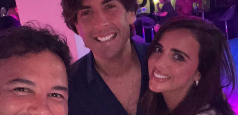 James Argent looks incredible after 13st weight loss as he poses with former Towie co-star Lucy Meckleburgh on holiday | The Sun